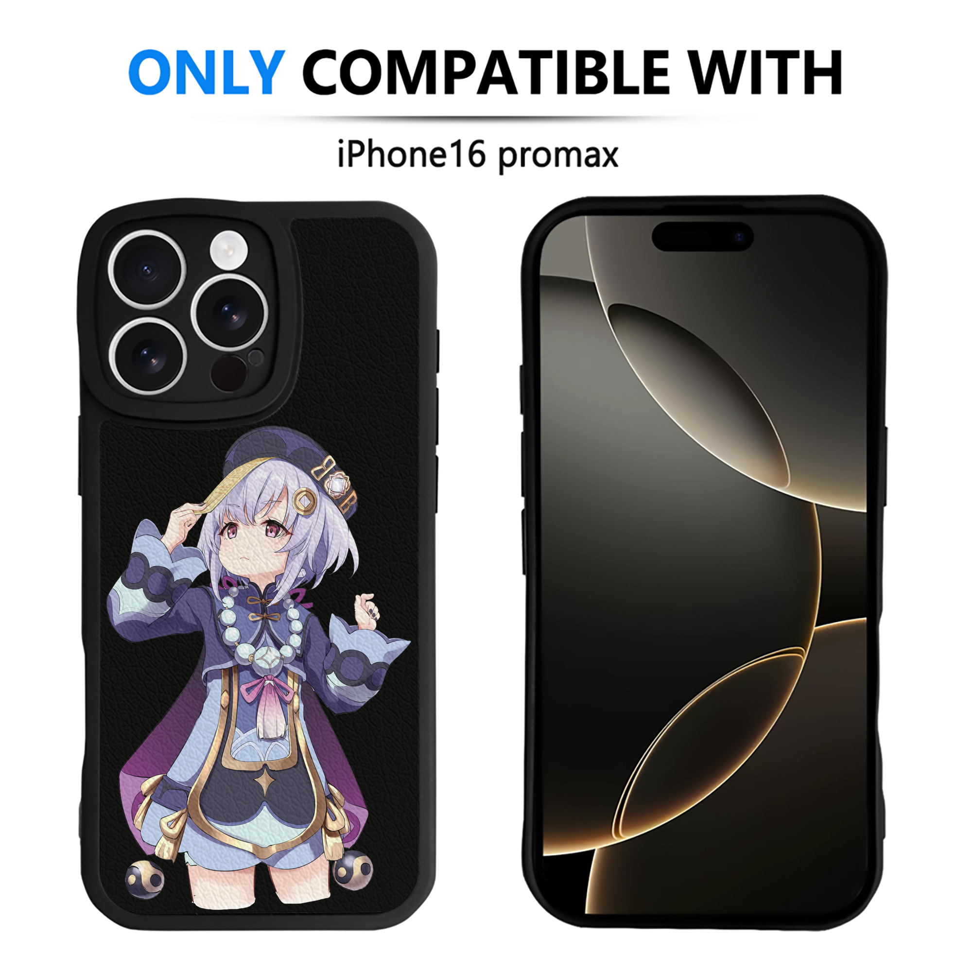 げんし神 七七 なな  genshin Nana 【iPhone 16シリーズ対応】シリコンスマホケース（レザー調） 材質：シリコン